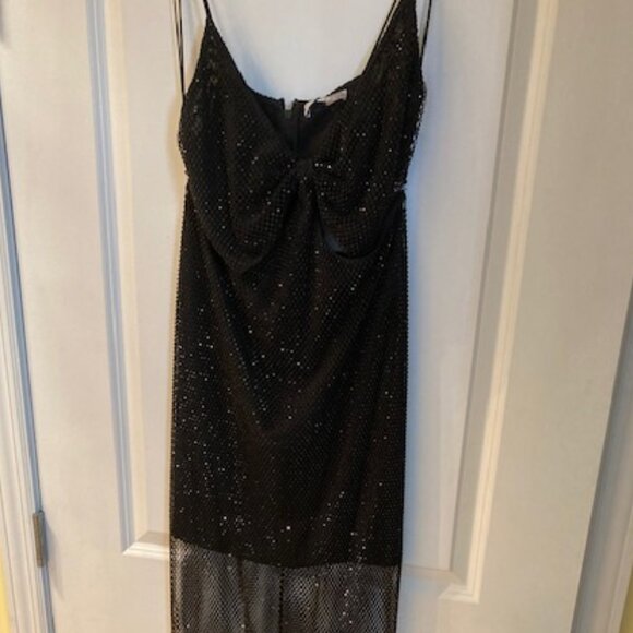 Alice + Olivia black maxi cutout dress - Picture 1 of 4